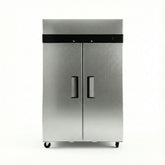 MasterChef YBF 9219 Two-Door Up Right Commercial Freezer 900L – Heavy Duty Stainless Steel Freezer - YBF9219