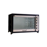 MasterChef MCO-1000BCL Electric Convection Oven with Rotisserie: 100L Capacity, 5-Knob Control - ESMA Certified