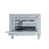 Masterchef MHO-4051S Heavy Duty Pro Series 5-Burner Commercial Gas Cooker with Oven Stainless Steel - Made in Korea