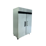 MasterChef YBF 9219 Two-Door Up Right Commercial Freezer 900L – Heavy Duty Stainless Steel Freezer - YBF9219
