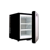 YMDA YCC30T Mini Glass Door Chiller 30L, Thermo electric Cooling with Zero Noise, Double Glass Laye , Adjustable Shelves , LED Lighting, Lock Key Security - ESMA CERTIFIED