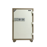 YAMADA YGW-100K Fireproof Heavy-Duty Security Safe Locker with 2 Keys and wheels - 1 Drawer and 2 Shelf