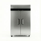 MasterChef YBF 9219 Two-Door Up Right Commercial Freezer 900L – Heavy Duty Stainless Steel Freezer - YBF9219