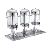 Stainless Steel Commercial Beverage Dispenser 3 Tank