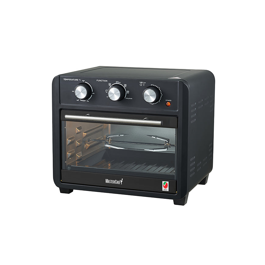 Masterchef MCAO222 Multi-Functional Air Fryer with 7 Accessories 3-Step Manual Controller, 22L ESMA Certified